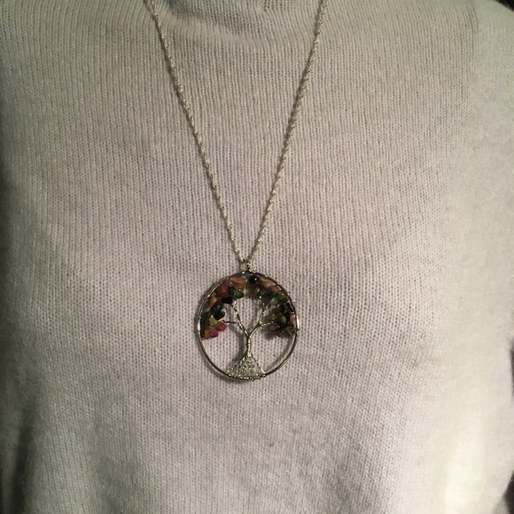 SALE 💃🏻MULTIPLE GEMSTONE TREE OF LIFE NECKLACE - Picture 4 of 4